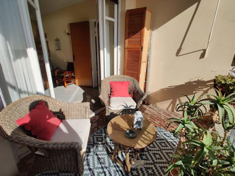 Vintage Flat On Villefranche Bay - Free Car Park Exterior photo