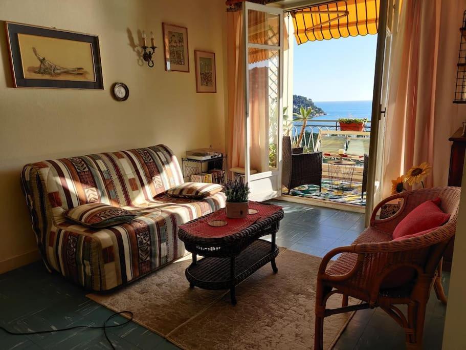 Vintage Flat On Villefranche Bay - Free Car Park Exterior photo