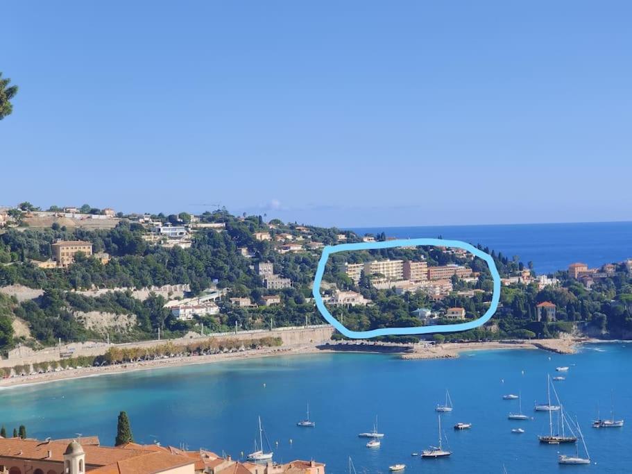 Vintage Flat On Villefranche Bay - Free Car Park Exterior photo